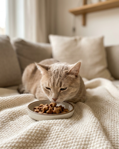 Customer sharing her experience with Kachews calming chews